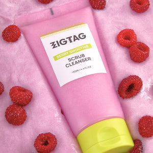 Berry Smoothie Konjac Scrub Cleanser, Gentle Exfoliating