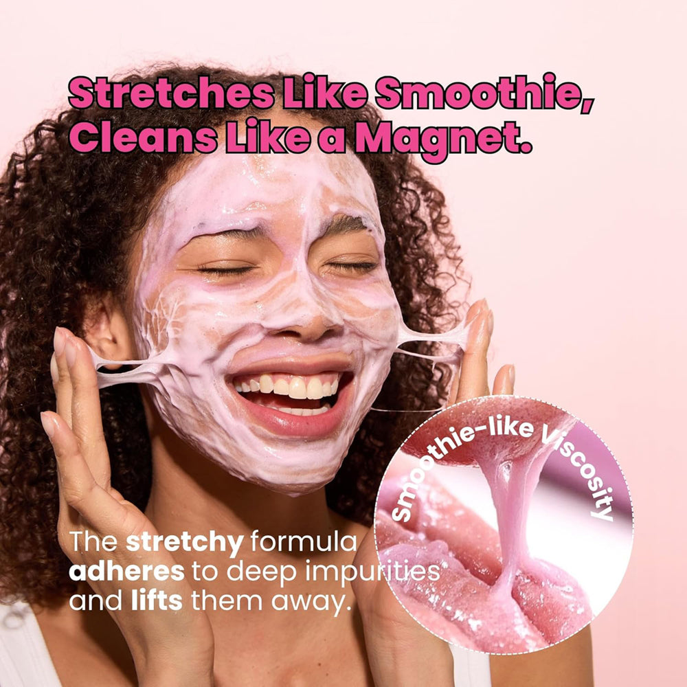 Berry Smoothie Konjac Scrub Cleanser, Gentle Exfoliating